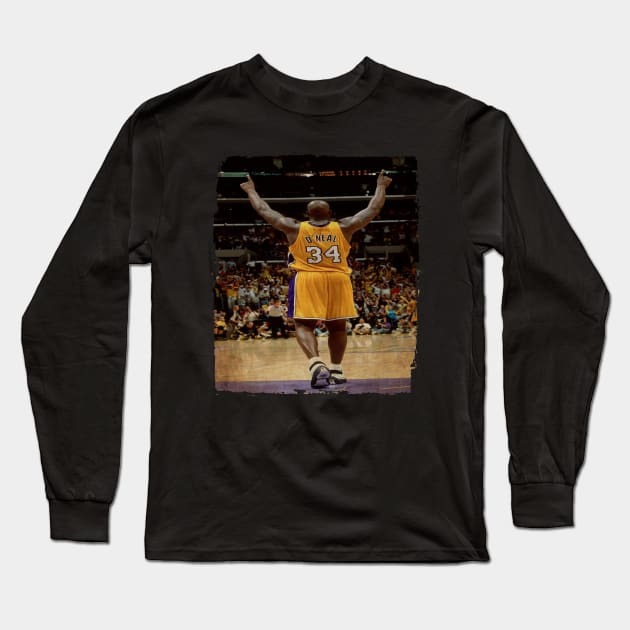 Shaquille O'Neal Vintage Long Sleeve T-Shirt by CAH BLUSUKAN